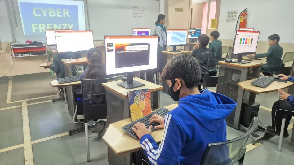 Inter House Competitions Class V Cyber Frenzy